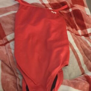 TYR Kids Red One Piece Swimsuit